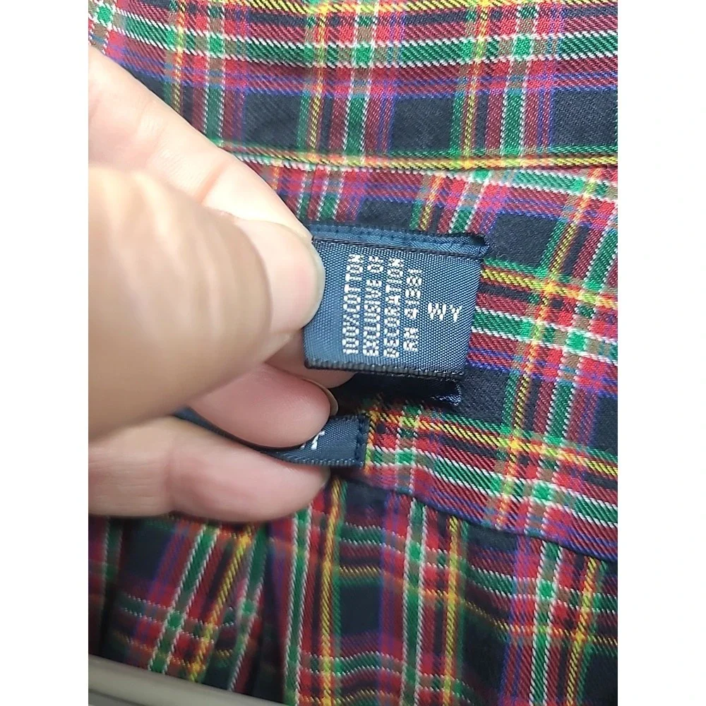 Polo Ralph Lauren Multicolor‎ Plaid Button Down Long Sleeve Shirt Sz XXL READ